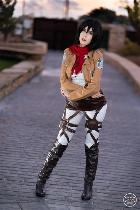 sexy mikasa cosplay|Mikasa sexy cosplay